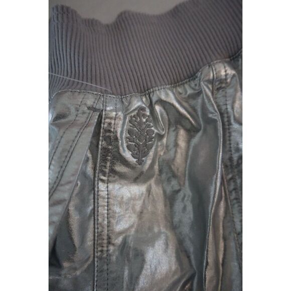 FP Movement OB1870057 Women's Sz XS Silver Mesmerize Me Shine Pants - Picture 10 of 16